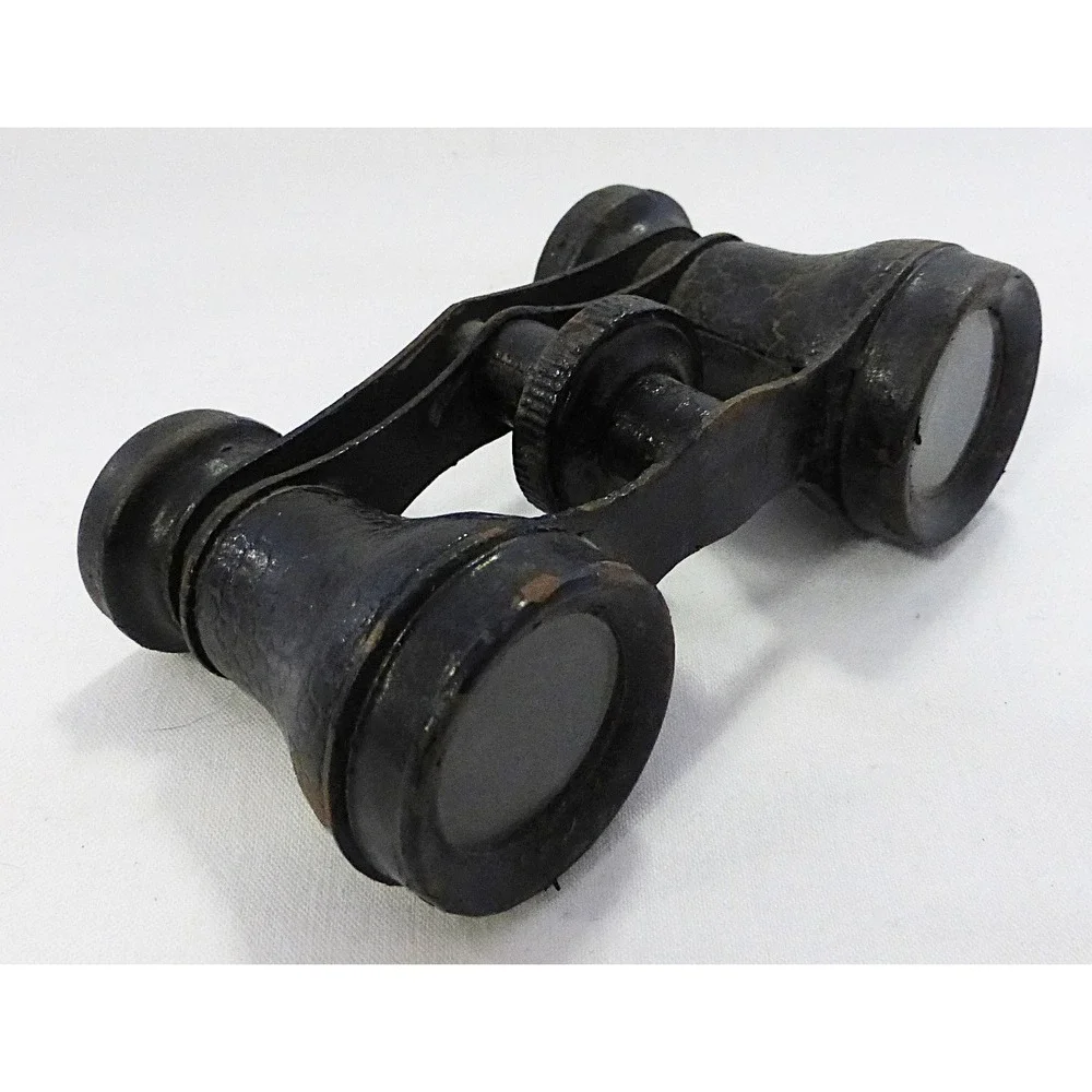 Vintage small opera binoculars germany steampunk rustic black gothic